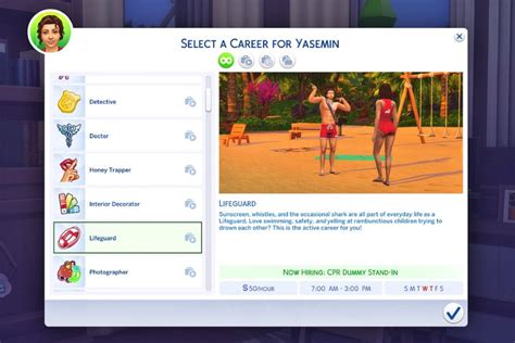 sims 4 active careers mod.